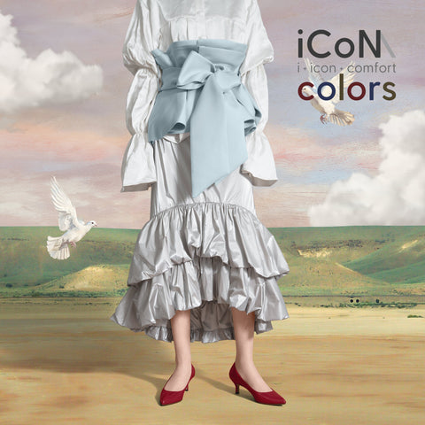 Basic Item SALE10%OFF：2024AW：iCoN COLORS：ポインテッドトゥ エナメル パンプス（C57171）ワインE/mamian（マミアン）