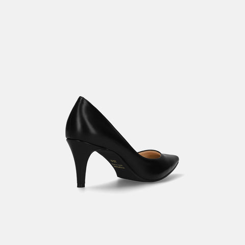 10% OFF: 2024SS: iCoN COLORS: Pointed Toe Smooth Pumps (C76533) Black