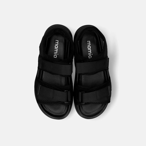 予約：2026SS：厚底スポーツサンダル（c10003）ブラック/mamian セレクトアイテム（マミアン）