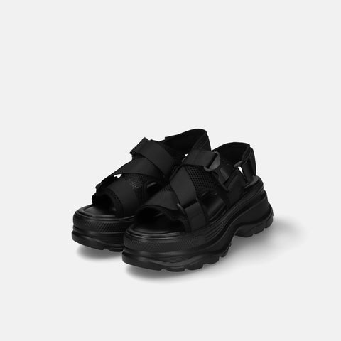 予約：2026SS：厚底スポーツサンダル（c10004）ブラック/mamian セレクトアイテム（マミアン）