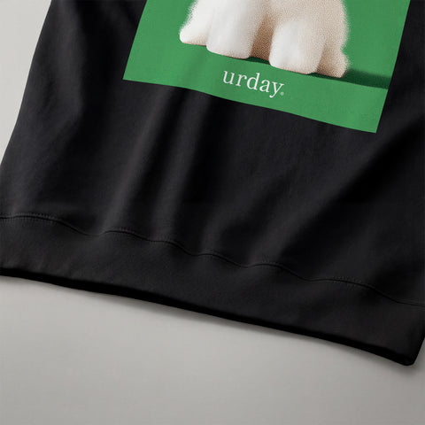 予約：urday【dog】アートワークスウェットシャツ（u-a-sw-0001-09）ホワイト